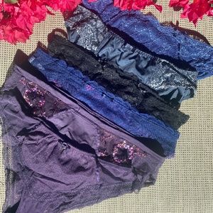 6 sets of Chantelle Bras/Panties 34DD/Medium